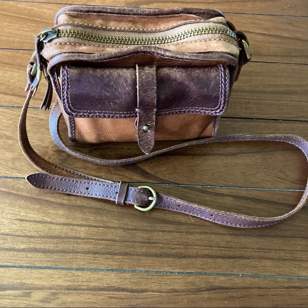 Madewell Camden Crossbody Bag Brown Used Condition